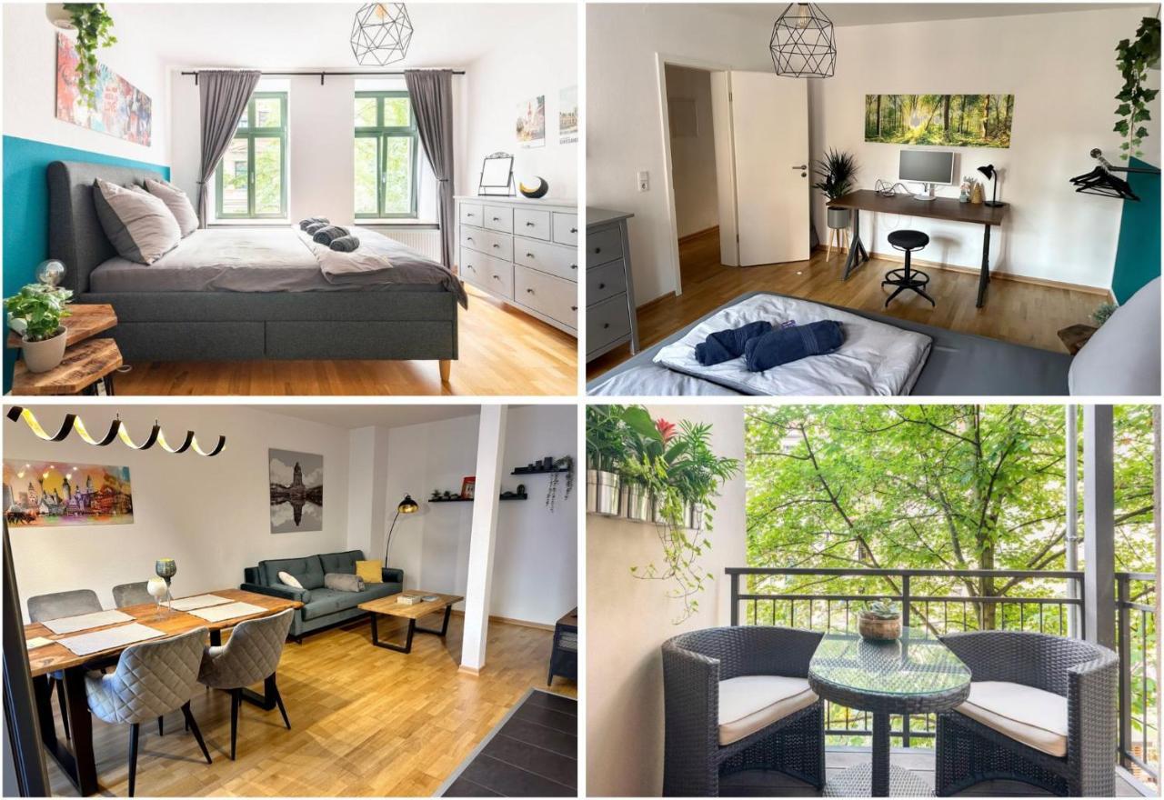 Super Zentrale, Gemutliche Wohnung Mit Balkon Leipzig Ngoại thất bức ảnh